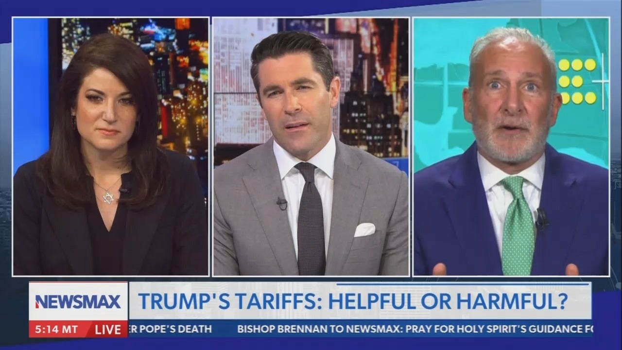Newsmax guest says tariffs "an indirect tax, but they're paid for by